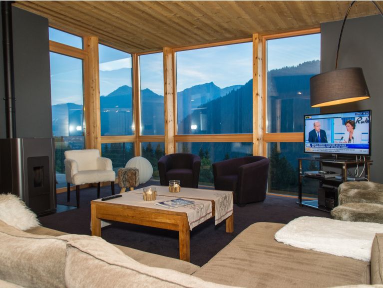 Chalet du Saix with private swimming pool