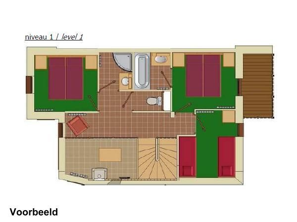Chalet-apartment Les Balcons de Val Cenis Village with cabin