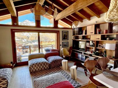 Chalet Caseblanche Felicita with wood stove and outdoor whirlpool-2
