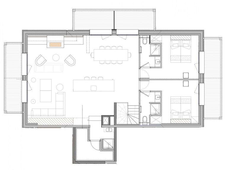 Chalet-apartment Lodge PureValley with private sauna