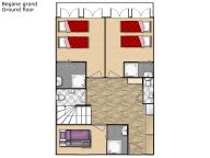 Chalet-apartment Emma combination 2 x 12 persons-35