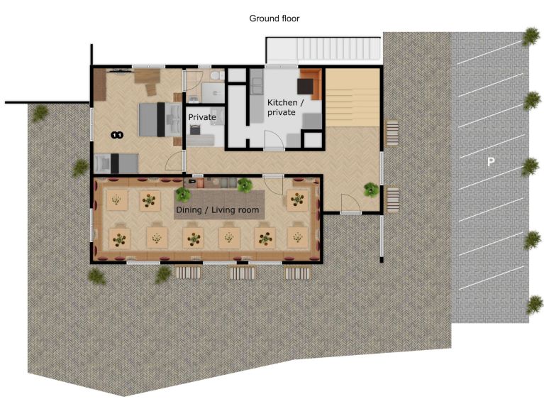 Chalet Nëidia catering included