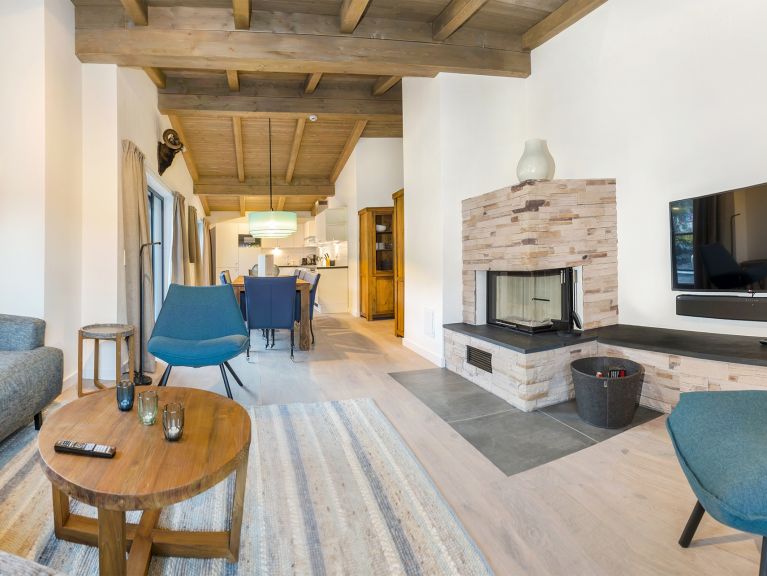 Apartment Kristall Plaza Niederau Penthouse with fire place and private sauna