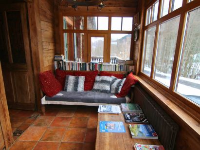 Chalet Le Vieux catering included and private sauna-2