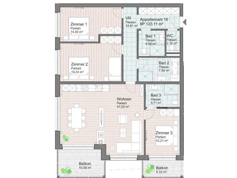 Apartment Residenz Illyrica Tirol