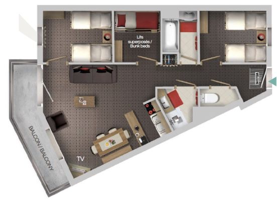 Apartment Village Montana-9