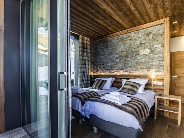 Chalet-apartment Lodge PureValley with private outdoor sauna