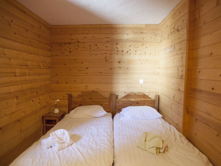 Chalet Le Hameau des Marmottes on the slope