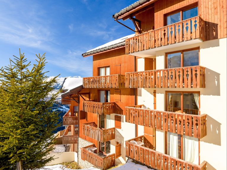 Apartment Résidence L'Arollaie with cabin or sleeping corner