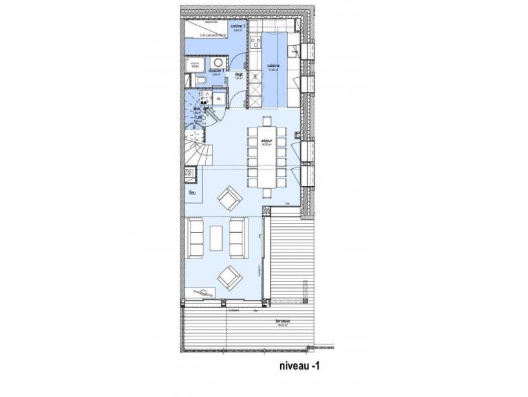 Chalet Caseblanche Bouc Blanc with fireplace and sauna