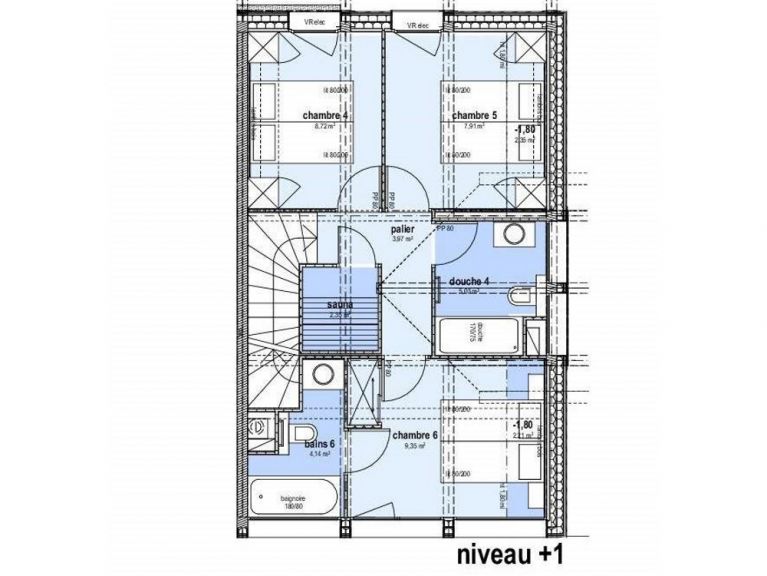 Chalet Caseblanche Bouc Blanc with fireplace and sauna