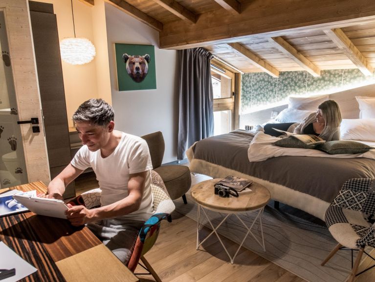 Chalet-apartment Résidence Skadi with fire place