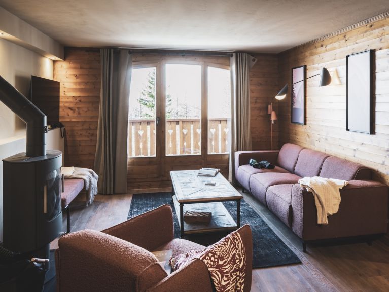 Chalet-apartment Montagnettes Hameau de la Sapinière with cabin