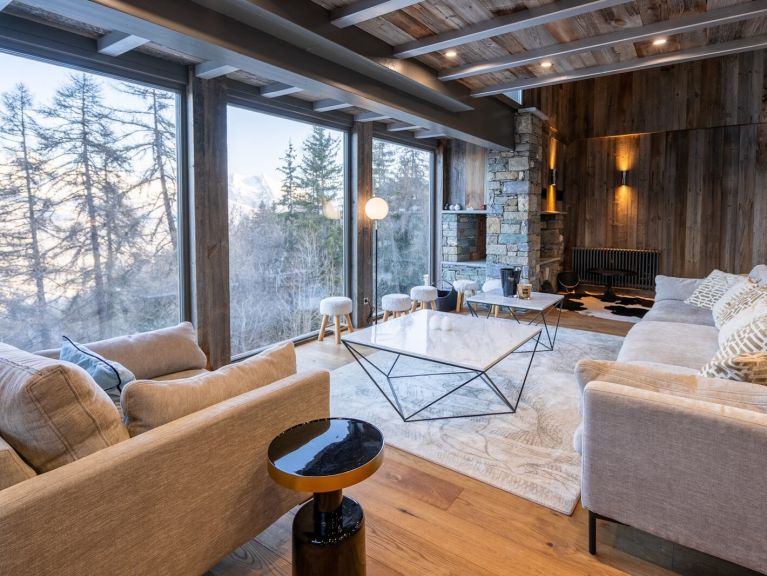 Chalet De Vallandry Masara with outside hot tub and sauna