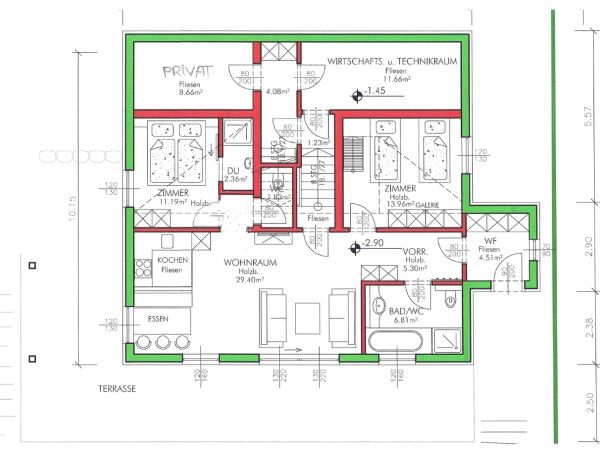 Chalet-apartment Alpenchalet am Wildkogel Kristall