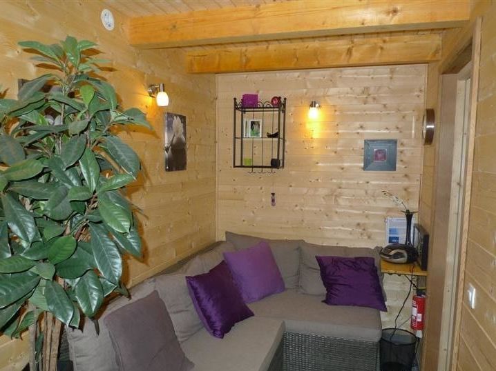 Chalet Le Passe-Temps with private sauna