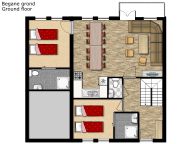 Chalet-apartment Emma combination 2 x 12 persons-33