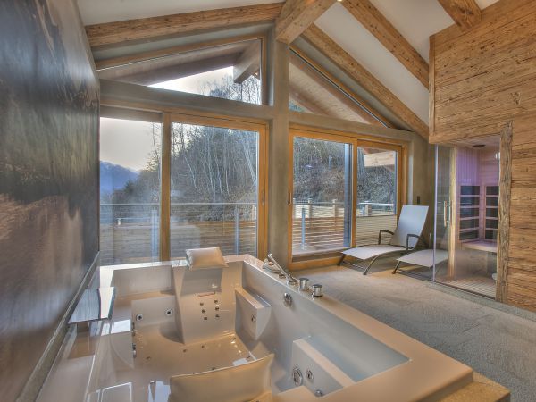Chalet-apartment Alpenchalet am Wildkogel Smaragd with wellness-area